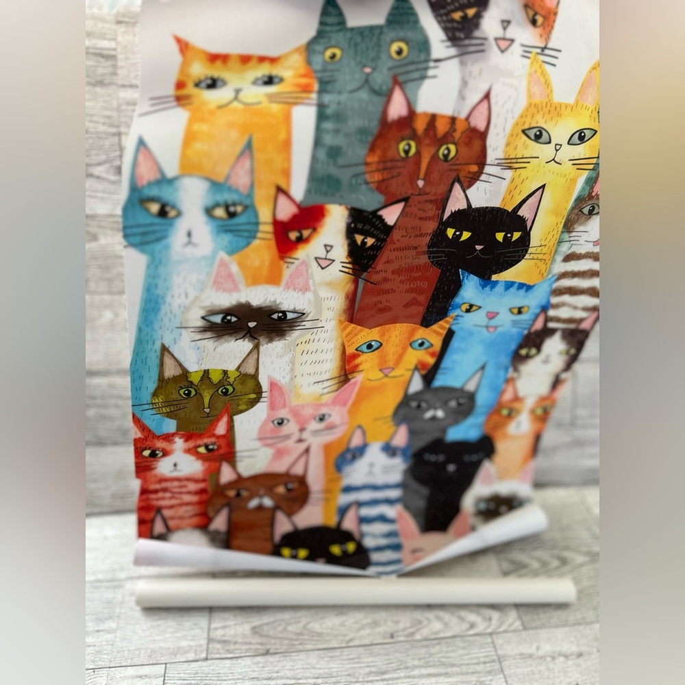 Cats art print - Picture 4 of 4